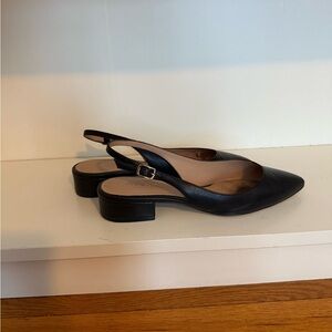 Cole Haan Black Leather  Slingback Women's Shoes